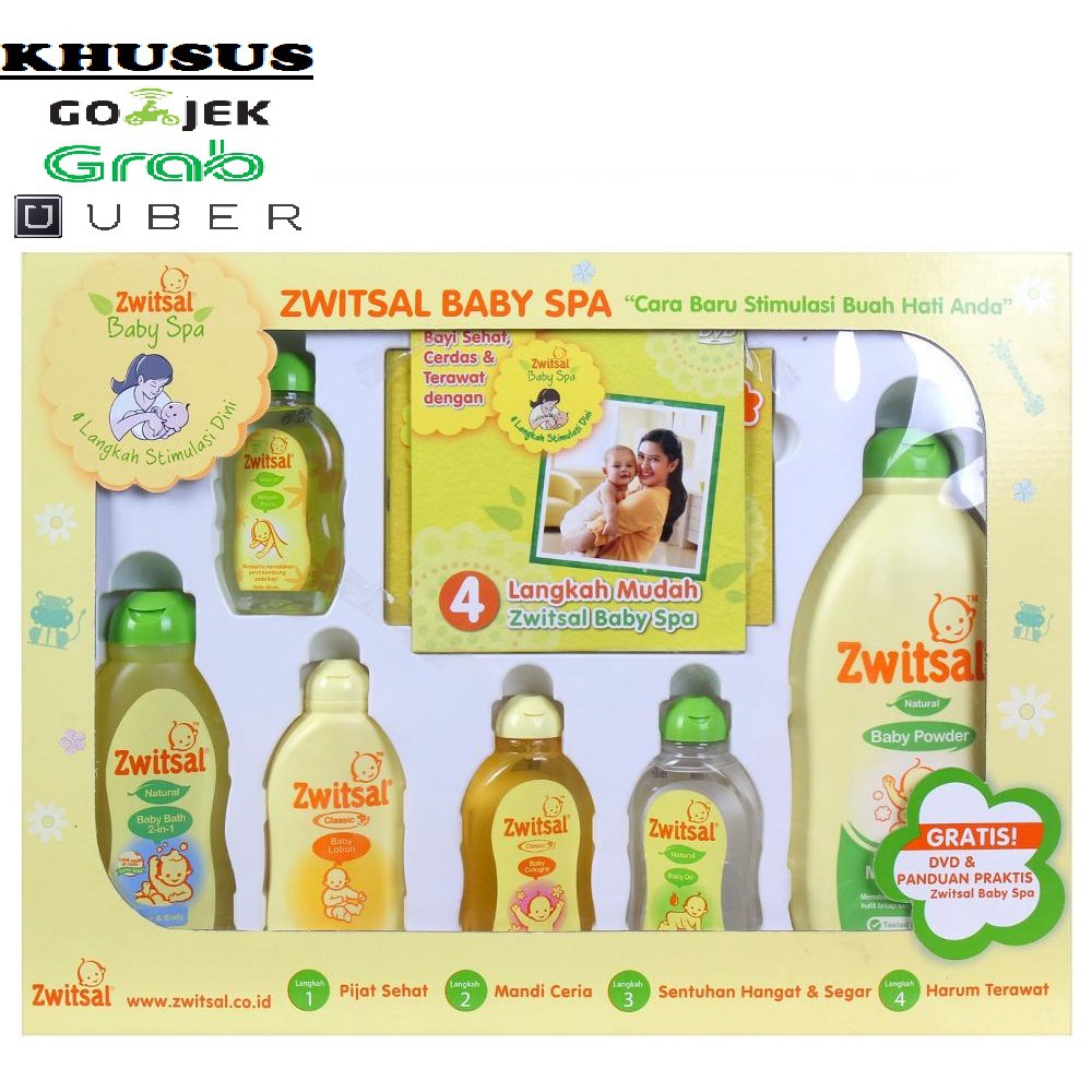 [KHUSUS GOJEK/GRAB/UBER] Zwitsal Baby Spa Gift Box 8999999042936