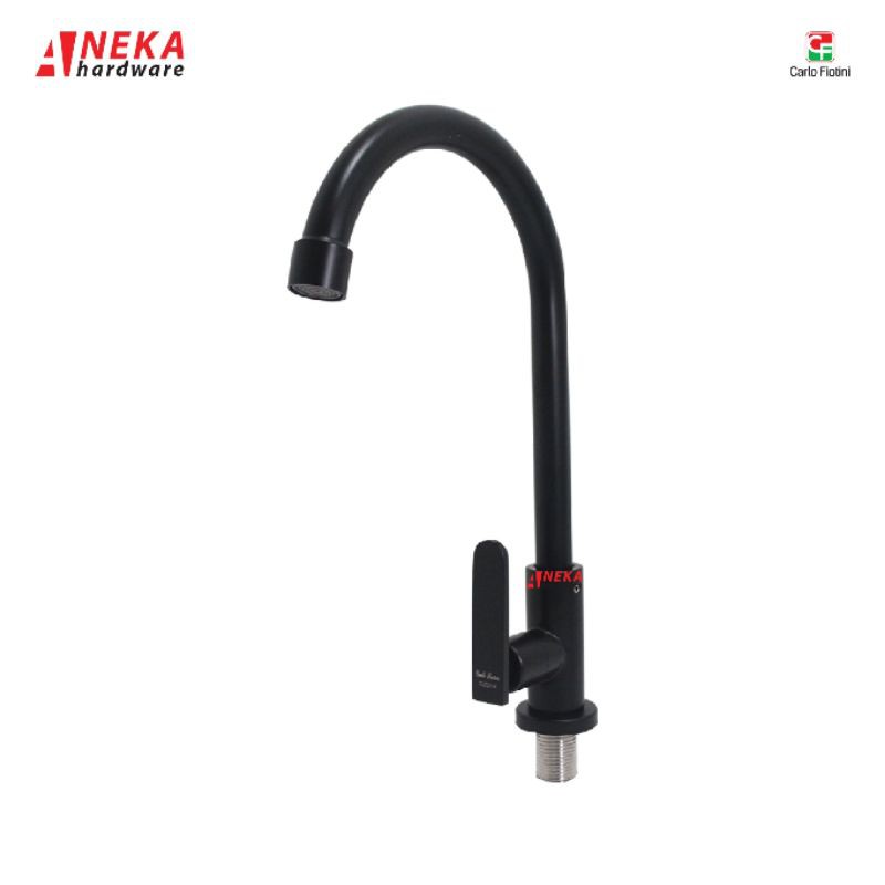 Kran Till Vask Kran Sink Tanam Angsa Black CF 95019 PL / Keran Cuci Piring Hitam
