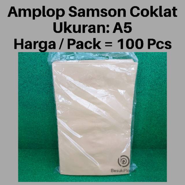 Jual Amplop Samson Premier C / Amplop Samson Coklat A5 / Amplop Dokumen A5 / Amplop Coklat A5 | Shopee Indonesia