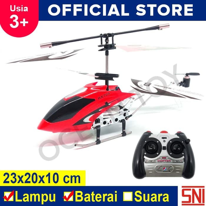 Jual Mainan Anak Remote Control Helikopter Bisa Terbang Hx709 | Shopee Indonesia