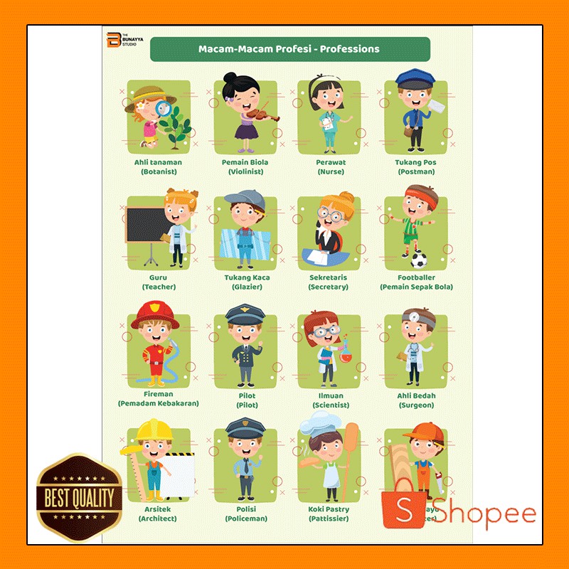 POSTER EDUKASI SERI PROFESI | Shopee Indonesia