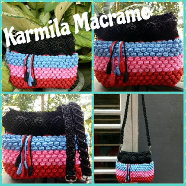 Cara Membuat Tas Tali Kur Motif Strawberry Kreatifitas
