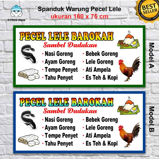 Contoh Banner Warung Penyetan gambar contoh banners