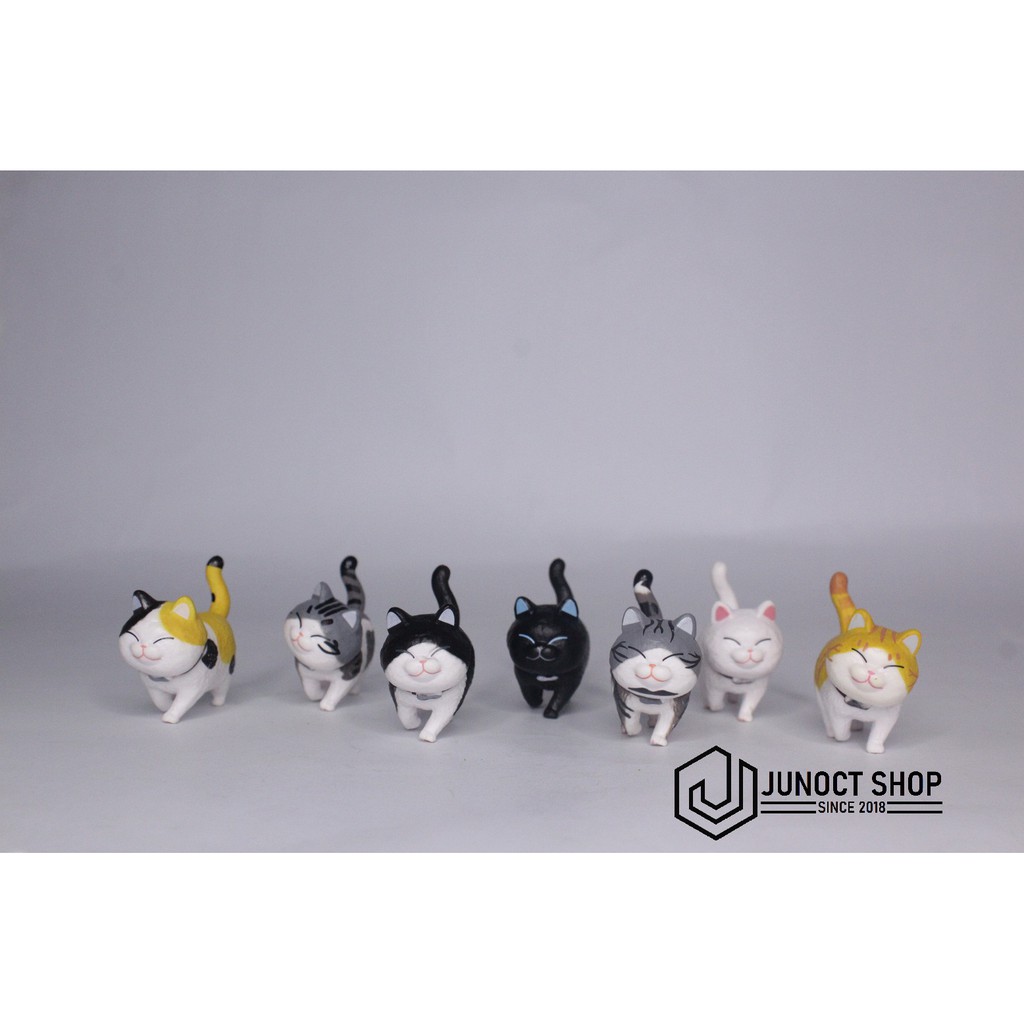 MINIATUR HEWAN KUCING JALAN LUCU DEKORASI 07 TERRARIUM TOPPER KUE