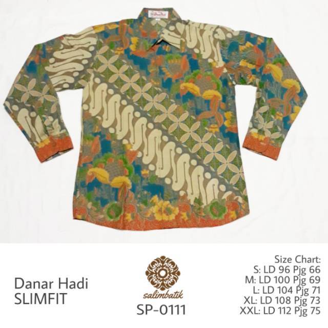 Original Batik Danar Hadi Solo SLIMFIT Shopee Indonesia