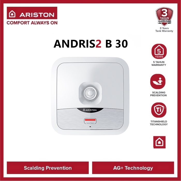 Jual Ariston Water Heater 30 liter AN2 30B / Pemanas Air Andris AN2 30