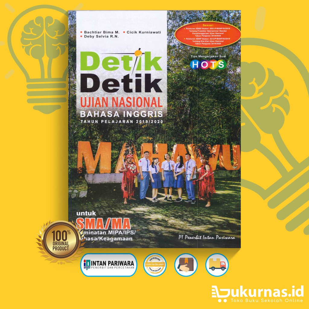 Buku Detik Detik Ujian Nasional Bahasa Inggris SMA/Ma 2019/2020