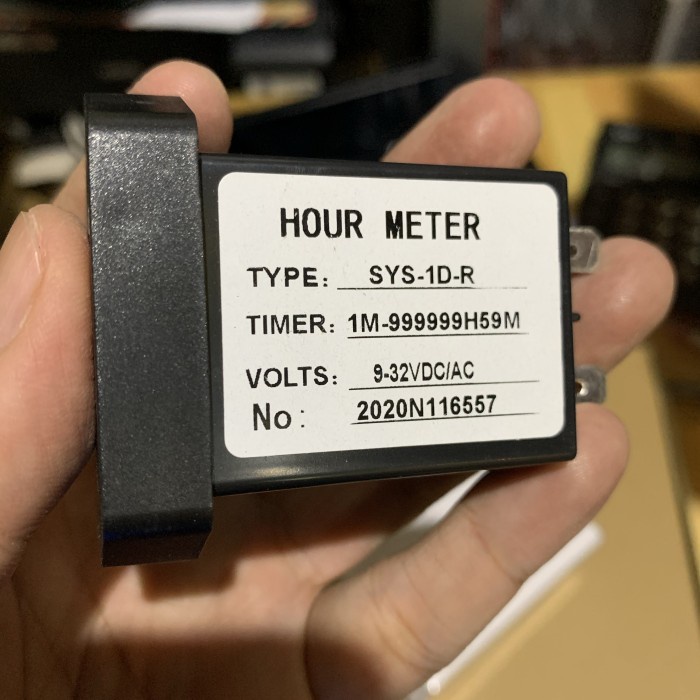Jual J20Ju1 Hour Meter Digital / Hour Meter Mesin Dan Alat Berat / Sys