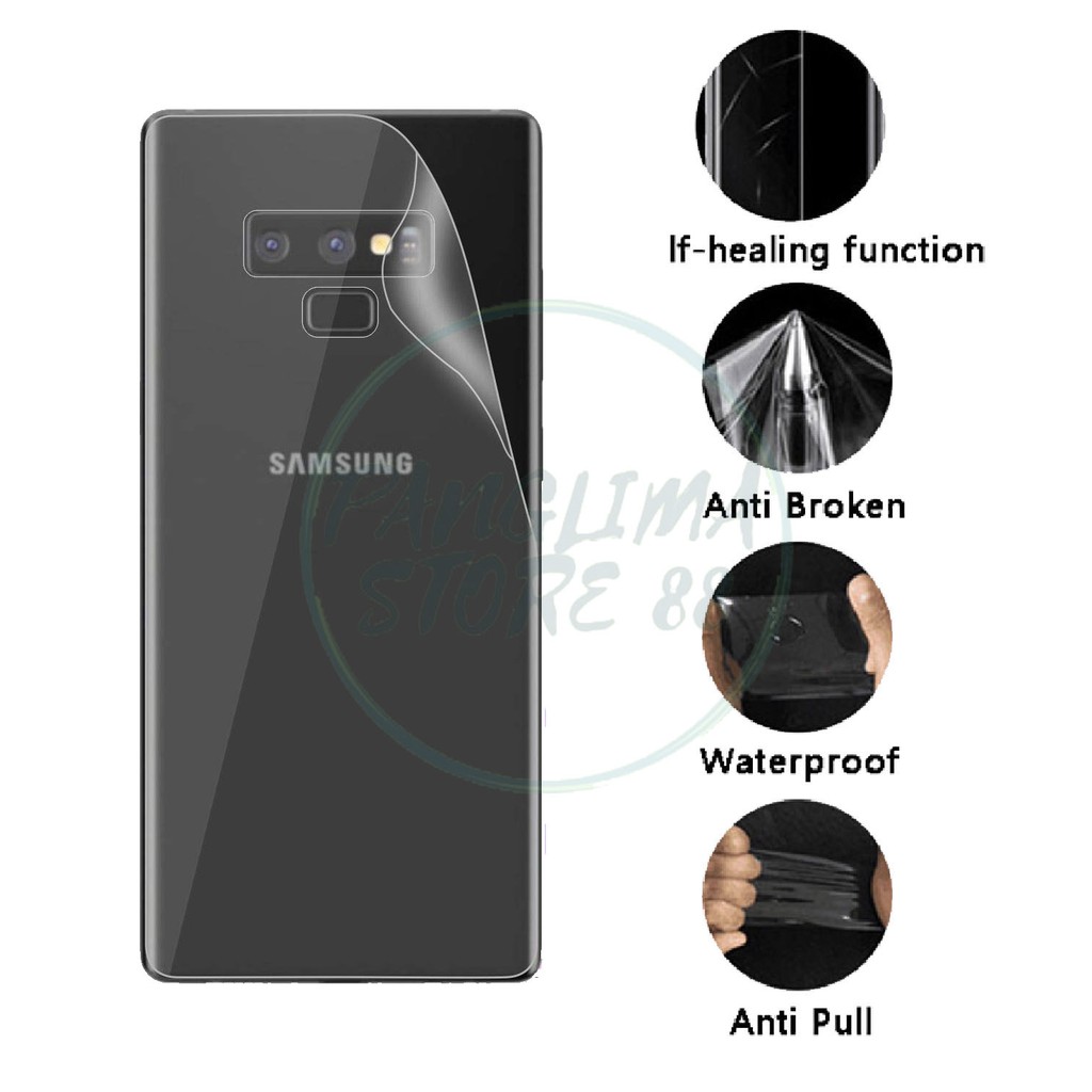 Jual Hydrogel Samsung Galaxy Note 9 Back Screen Anti Gores Belakang Pelindung Aksesories Handphone | Shopee Indonesia