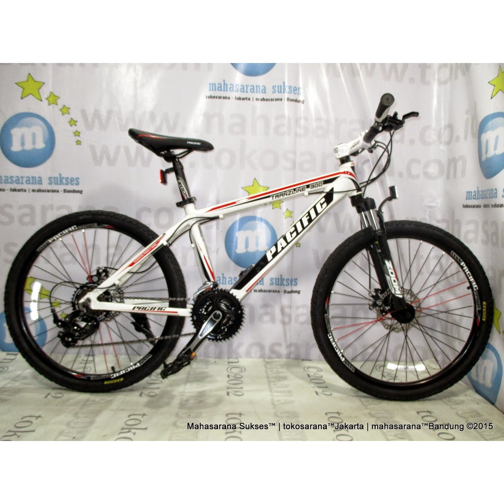 Pacific Tranzline 300 Aloi 21 Speed Sepeda Gunung Remaja 24 Inci