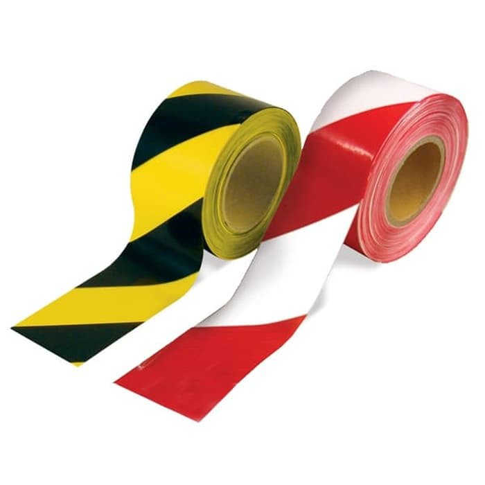Jual Safety Line Reflective / Barrier Tape / Barricade Tape 5 cm X 10 M
