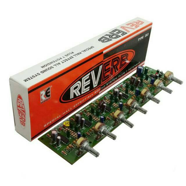 Jual Kit Echo Reverb 7 potensio / Kit Effect / hall effect Shopee