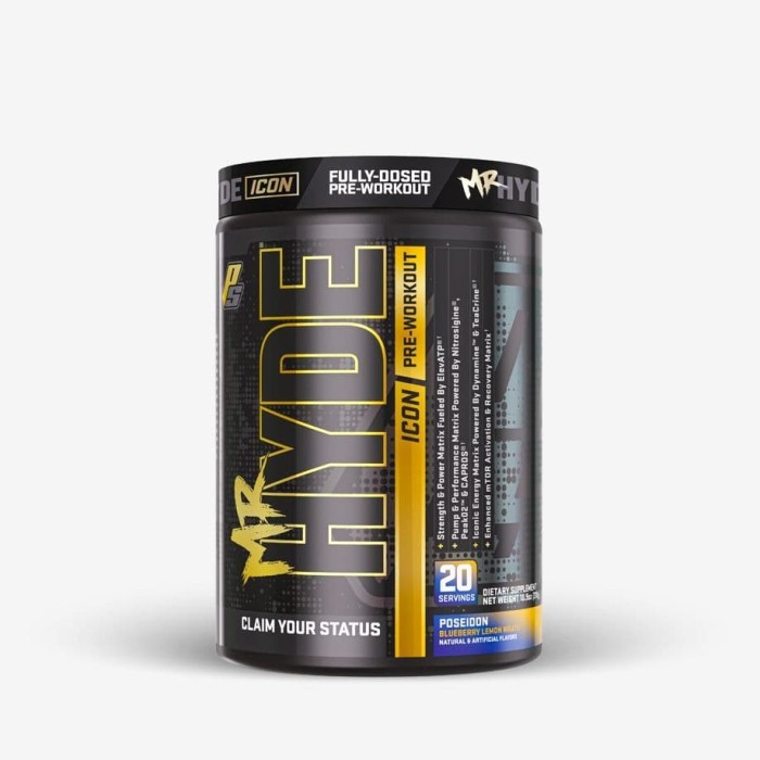 Jual Prosupps Mr.hide Icon Preworkout Pre Workout Pwo 310 Grams Original  Indonesia|Shopee Indonesia
