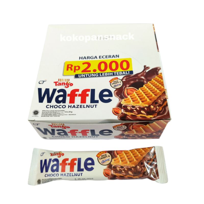 Jual SNACK TANGO WAFFLE CHOCO HAZELNUT BOX MAKANAN RINGAN KUE WAFER
