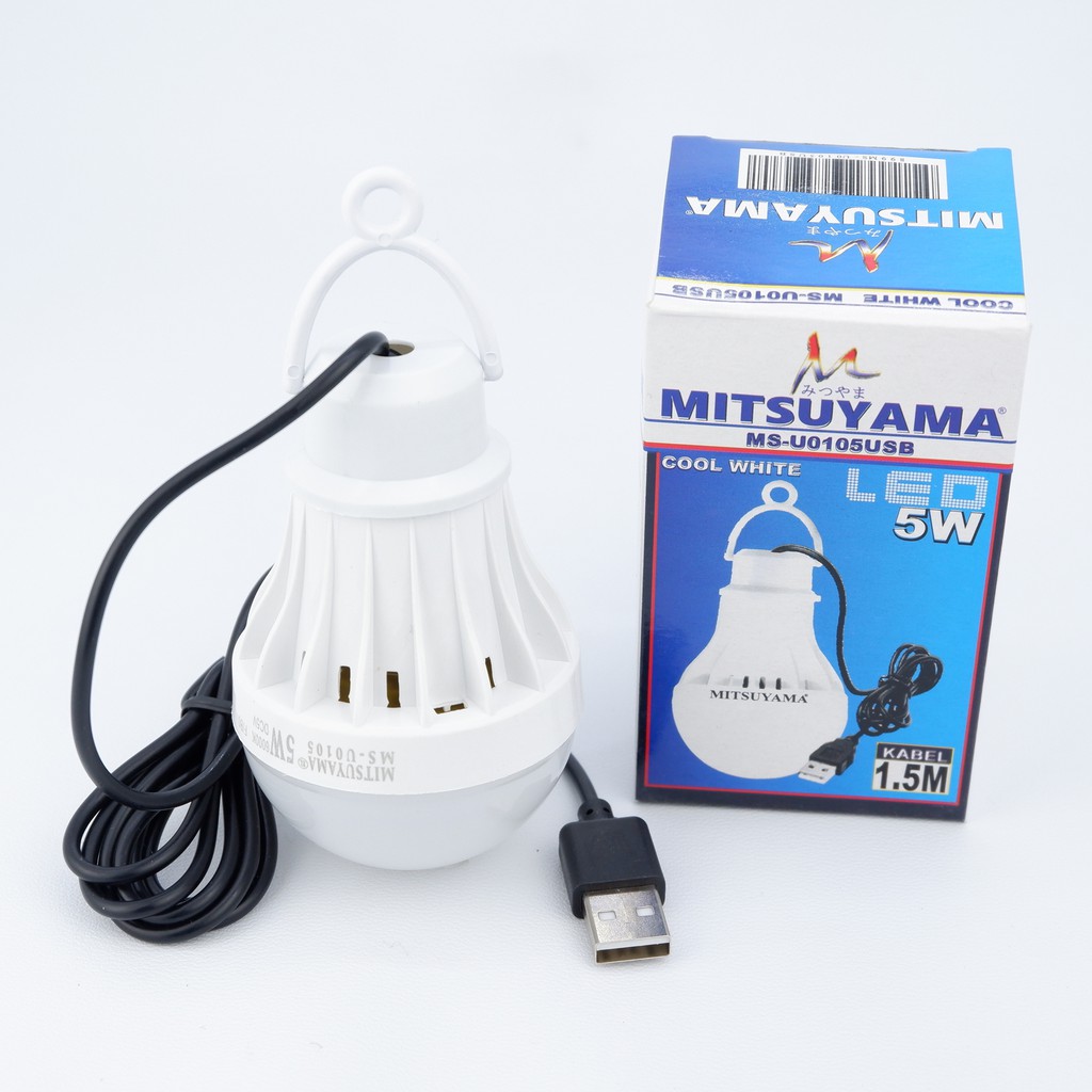 lampkabel Jual Lampu Bohlam Usb 15 Watt Led Emergency Lamp Kabel 1.5 Meter Mitsuyama Indonesia|Shopee Indonesia