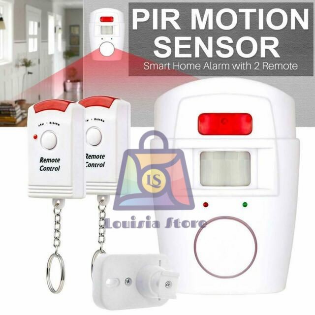 Jual Alarm Rumah Sensor Gerak Infrared 105 dB Remote Controlled Mini Alarm Shopee Indonesia
