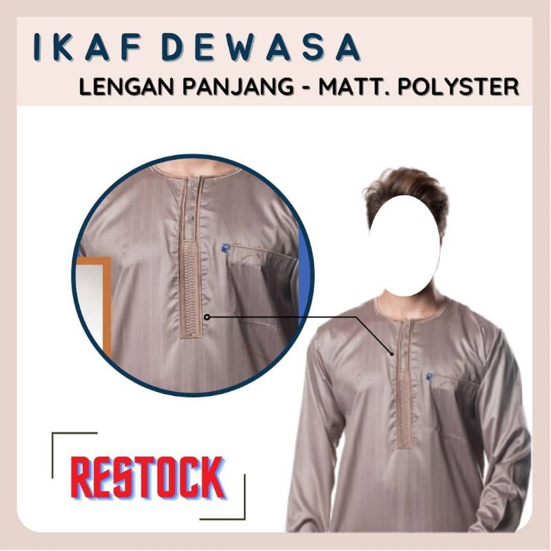 Gamis Ikaf Jubah Pria Jubah Muslim Pria Gamis Pria Shopee Indonesia