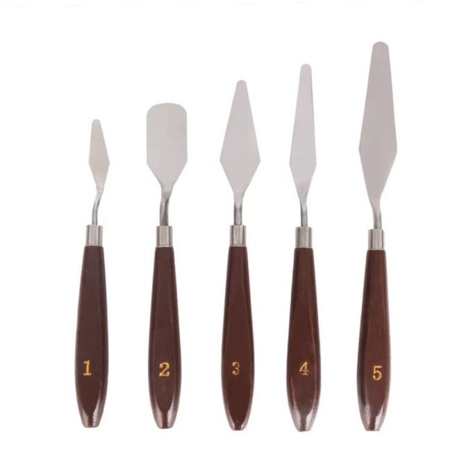 Jual ALAT BAKING / PALETTE KNIFE CAKE KUE BUTTERCREAM GANACHE NON COD