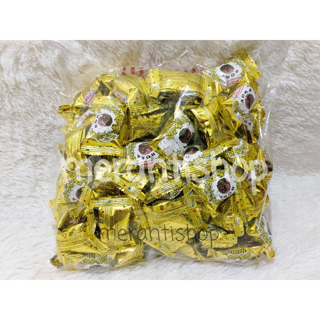 Jual Apollo Roka Chocolate wafer Ball ( 70 pcs x 6g ) Original Malaysia