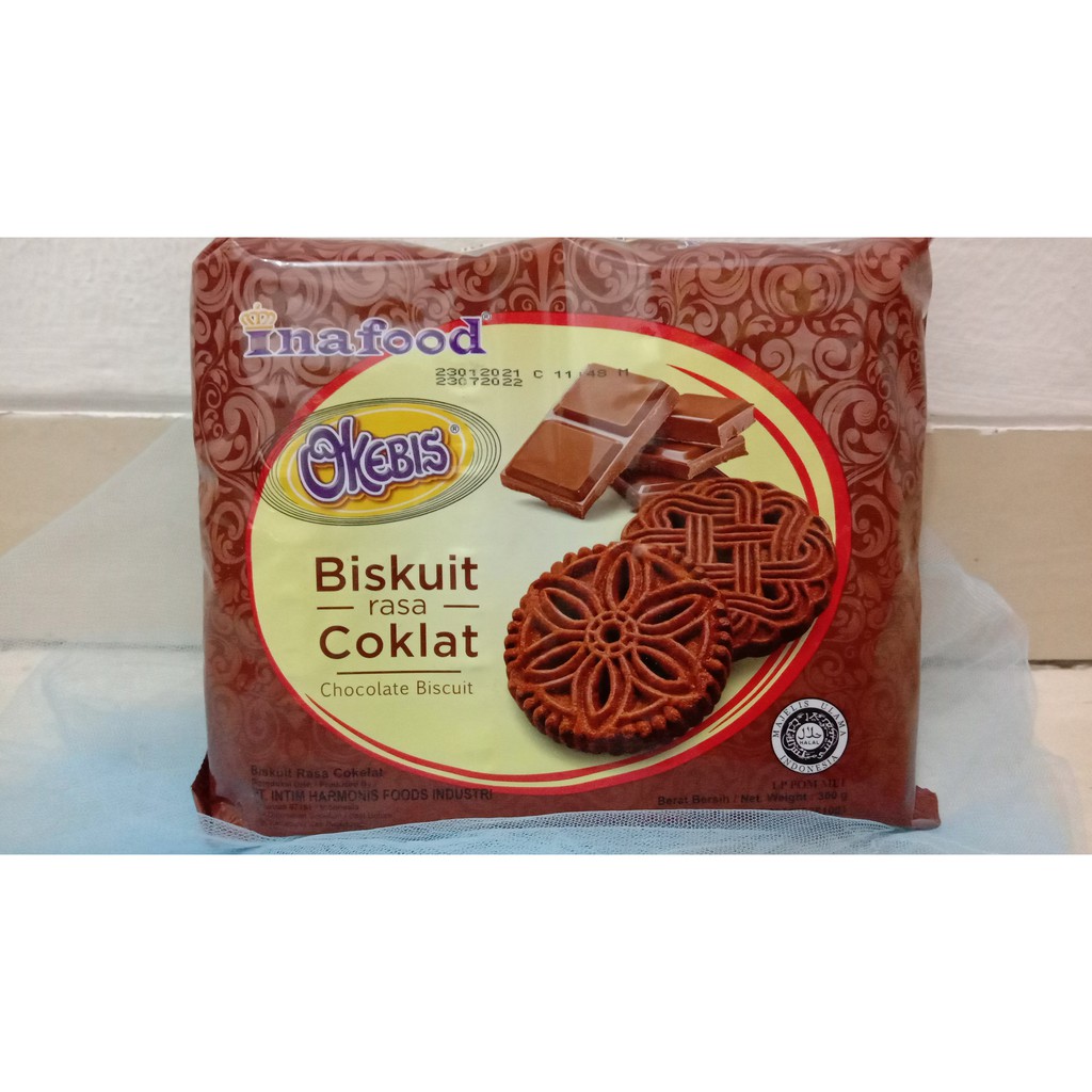Jual Biskuit Coklat Okebis Inafood 300Gr | Shopee Indonesia
