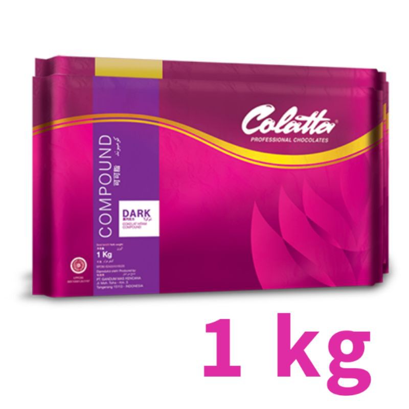 Jual Cokelat Colatta 1 Kg Dark Chocolate Compound Dcc Coklat Blok Collata Toko Bahan Kue Makassar Cod | Shopee Indonesia