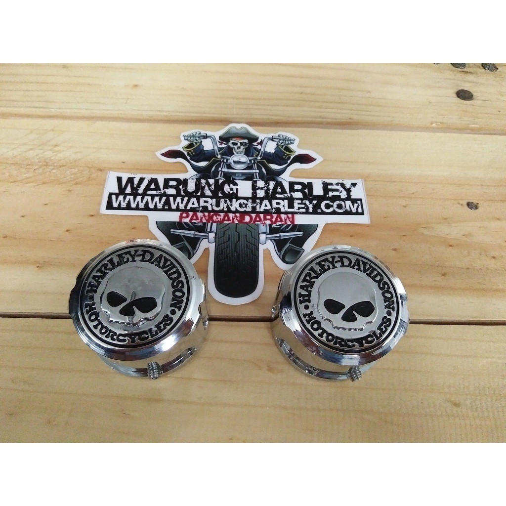 Jual Axle nut harley davidson skull new Shopee Indonesia