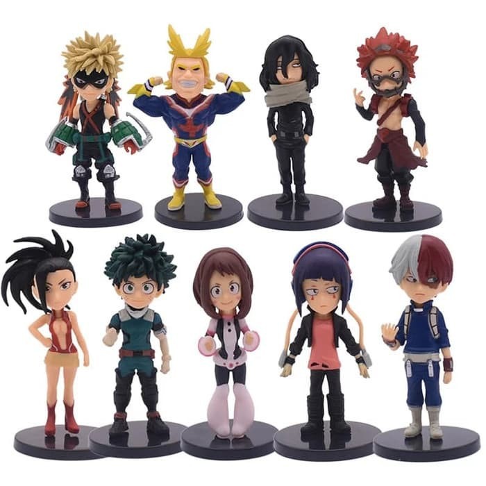 Jual Action Figure Bokuno Hero Set Isi 9 My Hero Academia Movie Anime | Shopee Indonesia