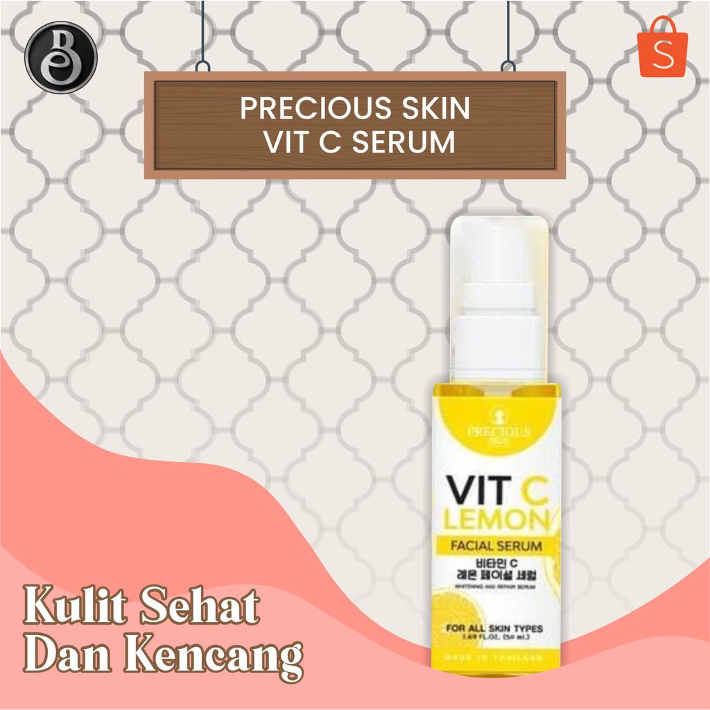 Jual Precious Skin Vitamin C Lemon Facial Whitening Serum All Skin Type