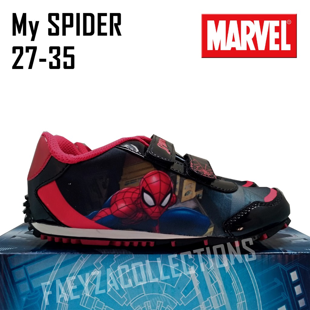 SEPATU SEKOLAH ANAK SPIDERMAN, SEPATU SEKOLAH TK PAUD SD, SEPATU KARAKTER |  Shopee Indonesia