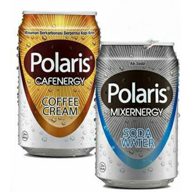 Jual POLARIS CAN SODA WATER, COFFEE CREAM 330mL Indonesia