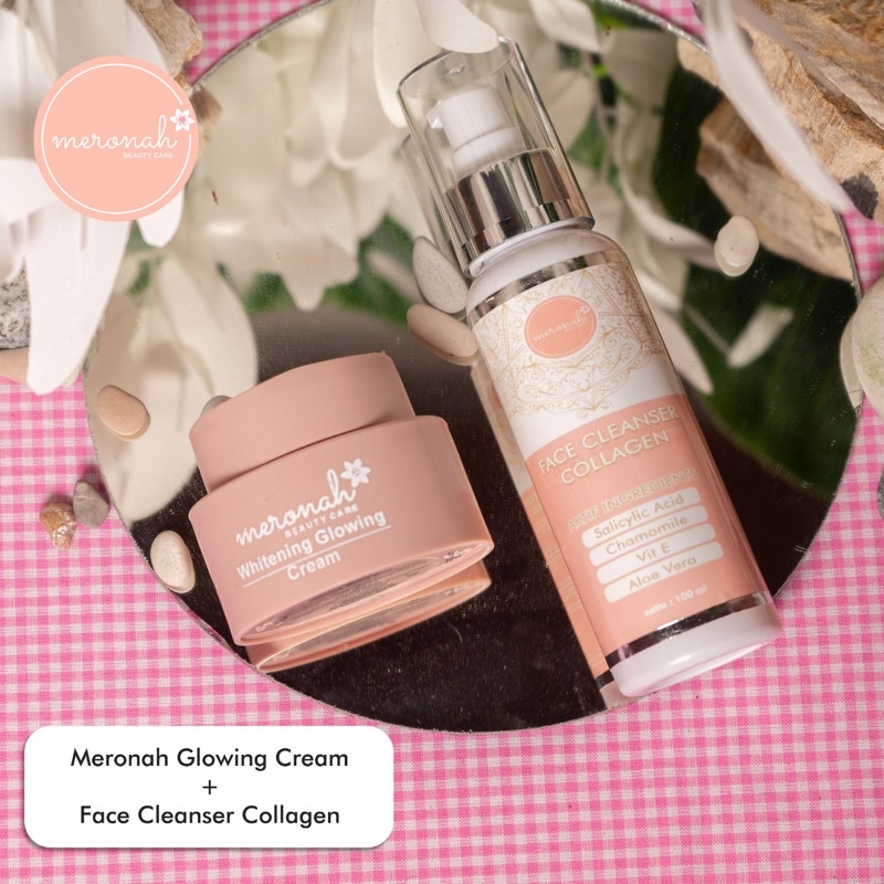 Meronah cream + Sabun Collagen Premium Shopee Indonesia