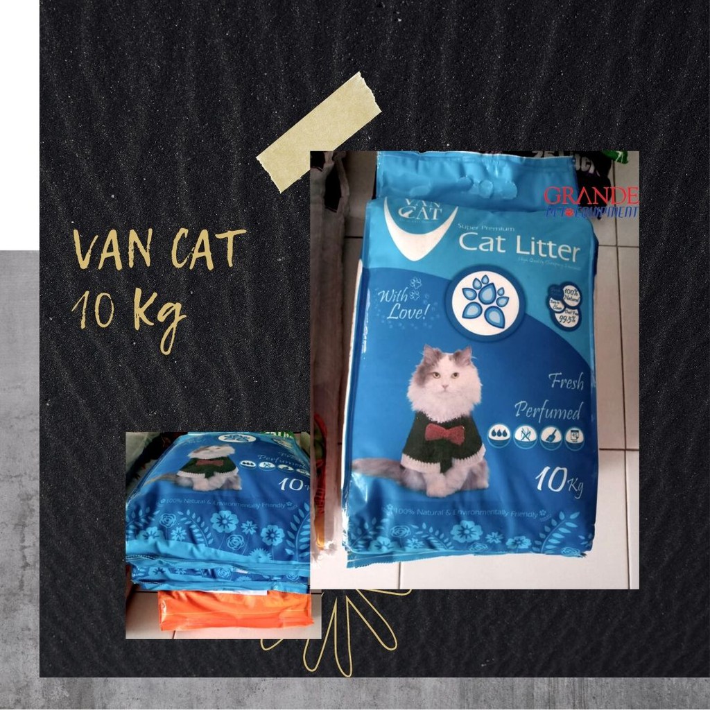 Jual Van Cat Super Premium Cat Litter 10 Kg / Van Cat Pasir Kucing