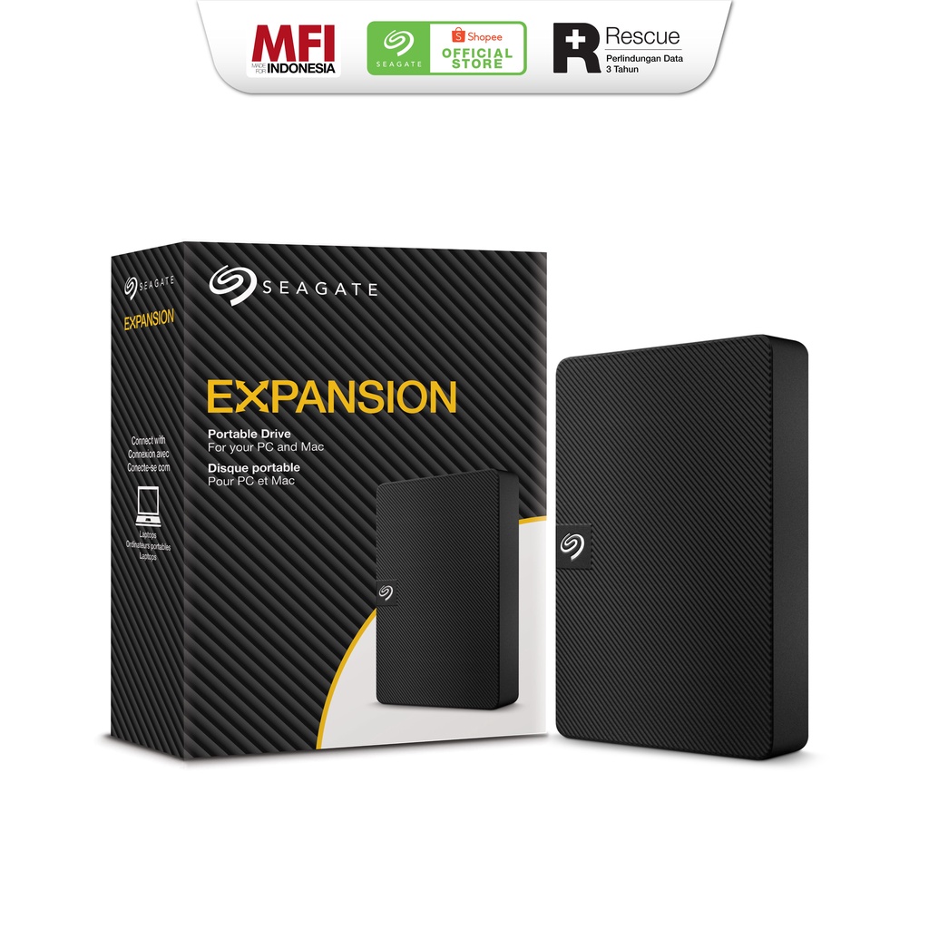 Jual Seagate Expansion Hardisk Eksternal 5Tb - Hitam | Shopee Indonesia