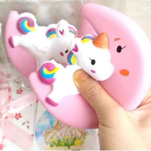 Jual Squishy Skuisi Squisi Unicorn Kuda Poni Mainan Anak Pink Kuning | Shopee Indonesia