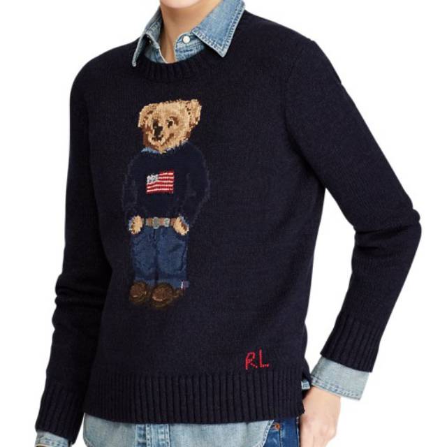 Jual Sweater Polo Ralph Lauren Bear Original Limited Edition | Shopee Indonesia