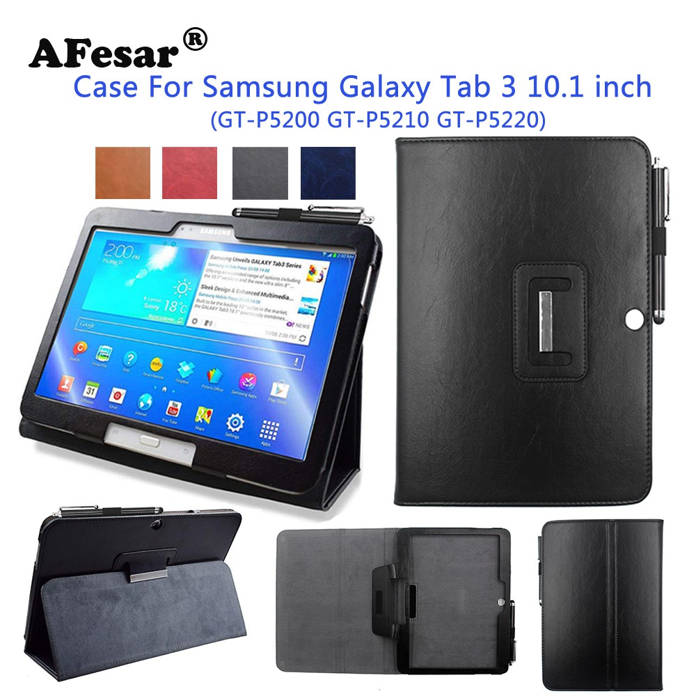 Jual Samsung Galaxy Tab 3 10.1 Inch Gt-P5200 P5210 P5220 Tablet Smart Stand Cover Case With Auto Sleep | Shopee Indonesia