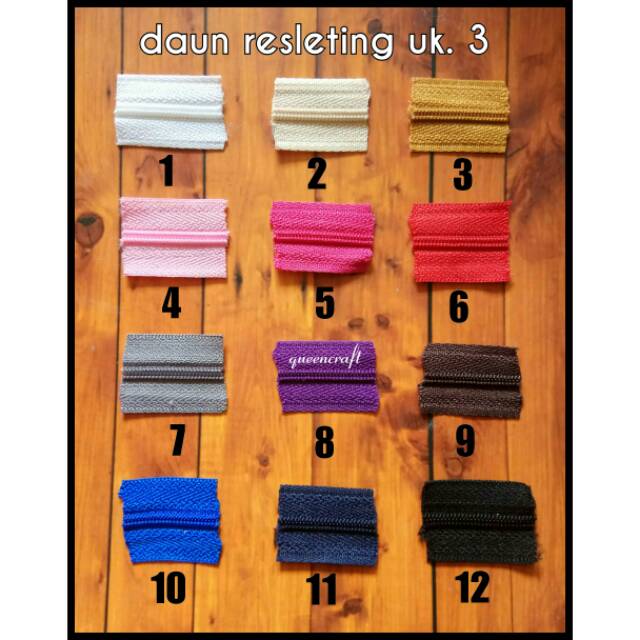 Daun resleting gigi plastik uk. 3 meteran Shopee Indonesia