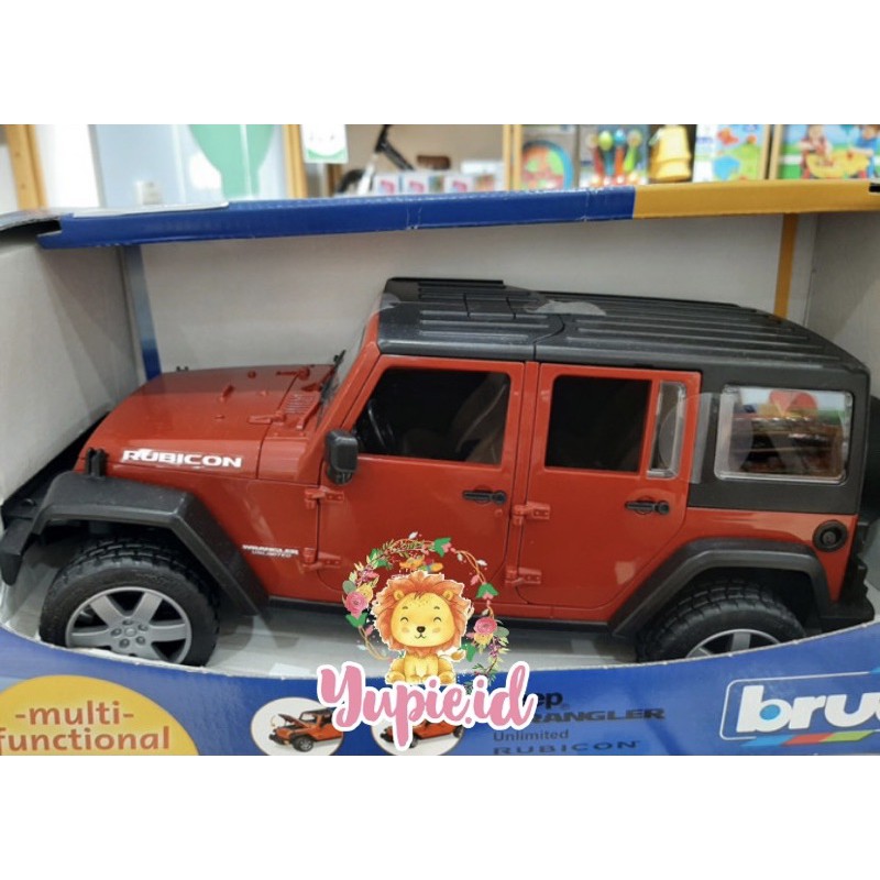 Fees free!! Wrangler Rubicon Unlimited Jeep Toy by Bruder 2014 www