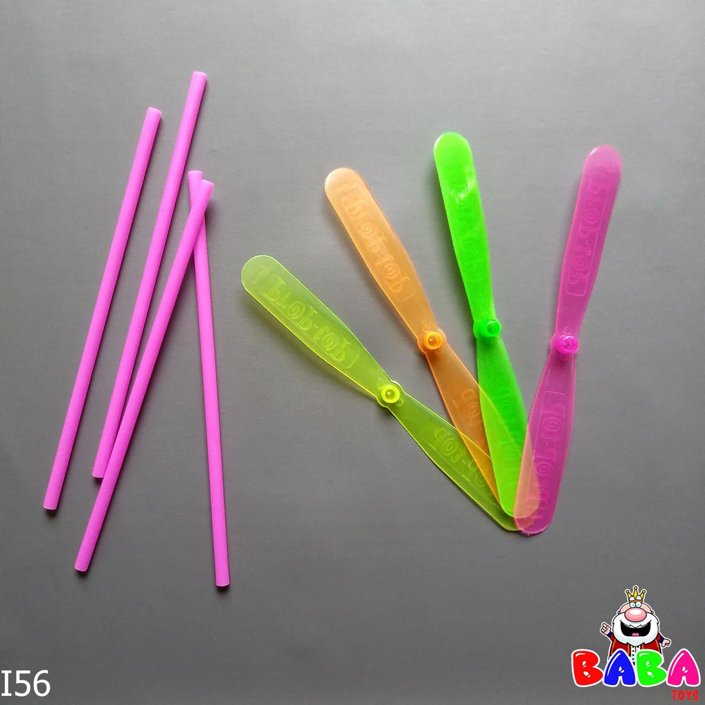 Jual Mainan Anak Traditional Baling-Baling Tangan Plastik Putar Terbang | Shopee Indonesia