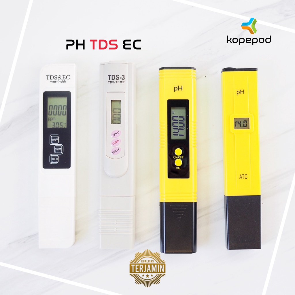 Jual PH Meter dan TDS EC (PAKET) TDS Meter dan PH Meter PH Tester PH