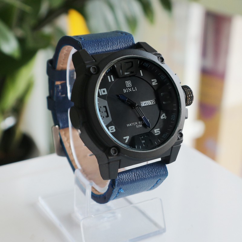 BERCAHAYA jam tangan pria anti air (FREE BOX) halus
