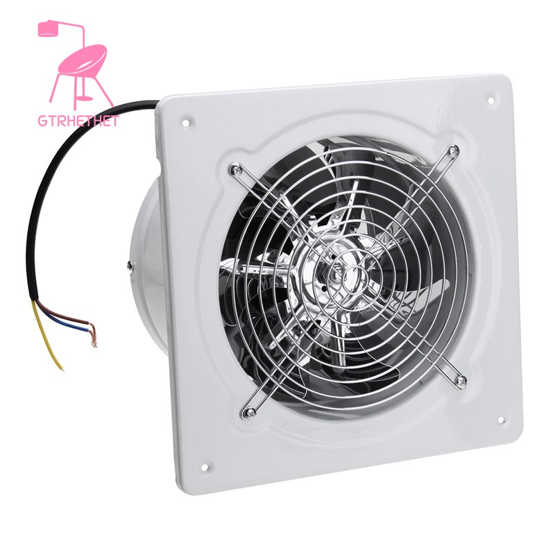 Exhaust Fan Ventilation Dinding Warna Putih Ukuran 13.5x13