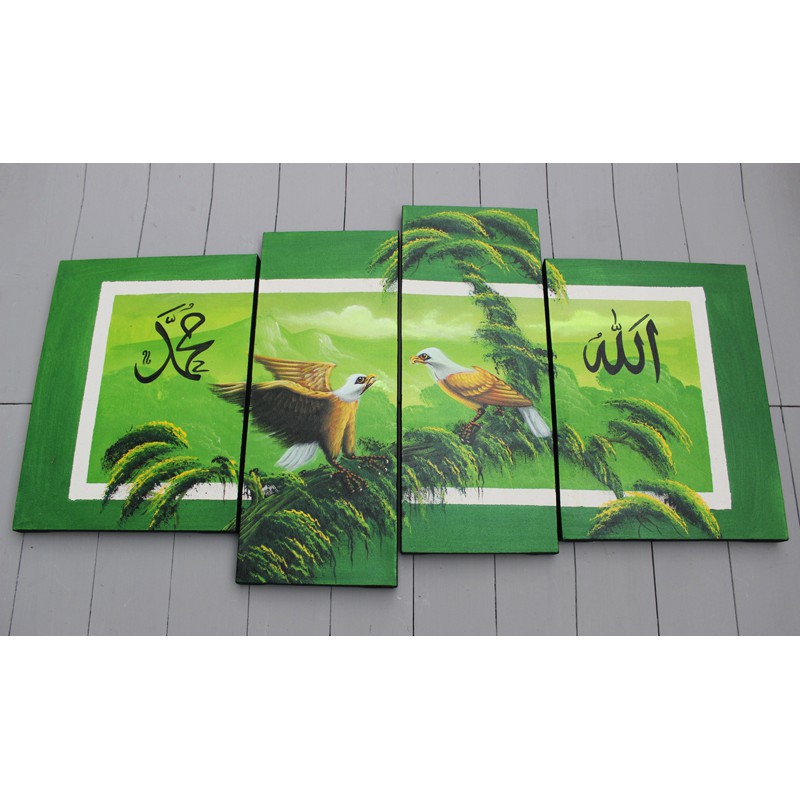 Jual Lukisan Burung Elang Kaligrafi ( Brg-K-01 ) Indonesia|Shopee Indonesia 800_X_800_jpg