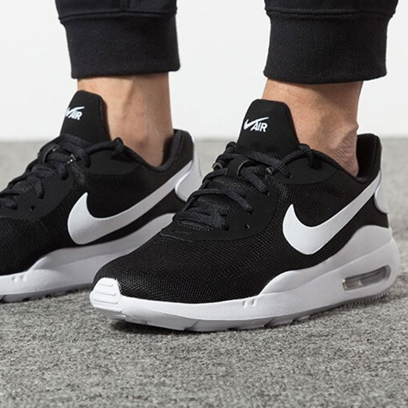 Jual Original Nike Air Max Oketo Mens Running Shoe Black White Indonesia|Shopee Indonesia
