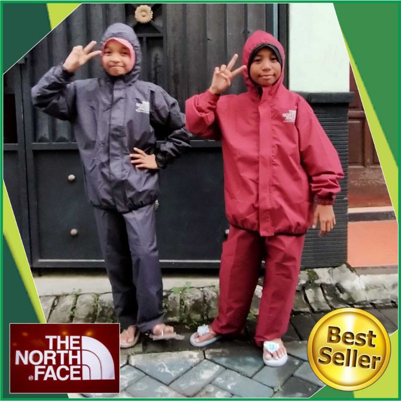 Jual Jas Hujan Anak Anak The North Face - Raincoat Kids Series Tnf - Mantel Hujan Anak Setelan Tnf | Shopee Indonesia