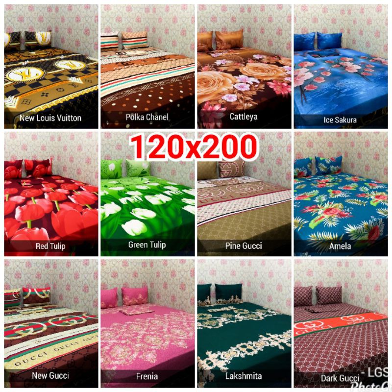 Sprei murah 120x200(1sarban+1sargul) sprei homemade sprei