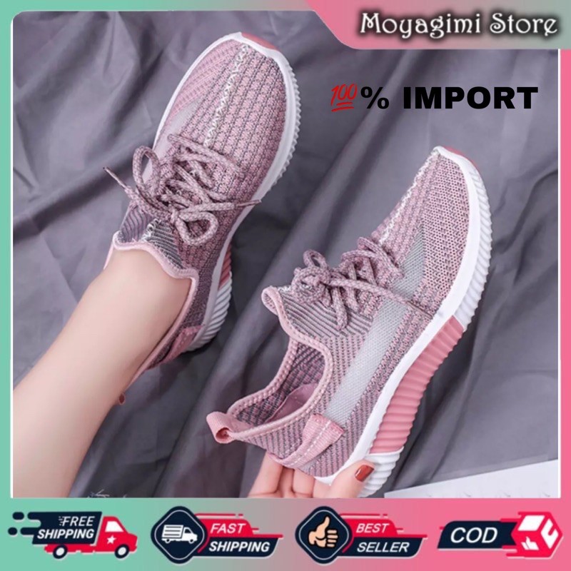 SEPATU SNEAKER WANITA IMPORT / SEPATU SENAM WANITA