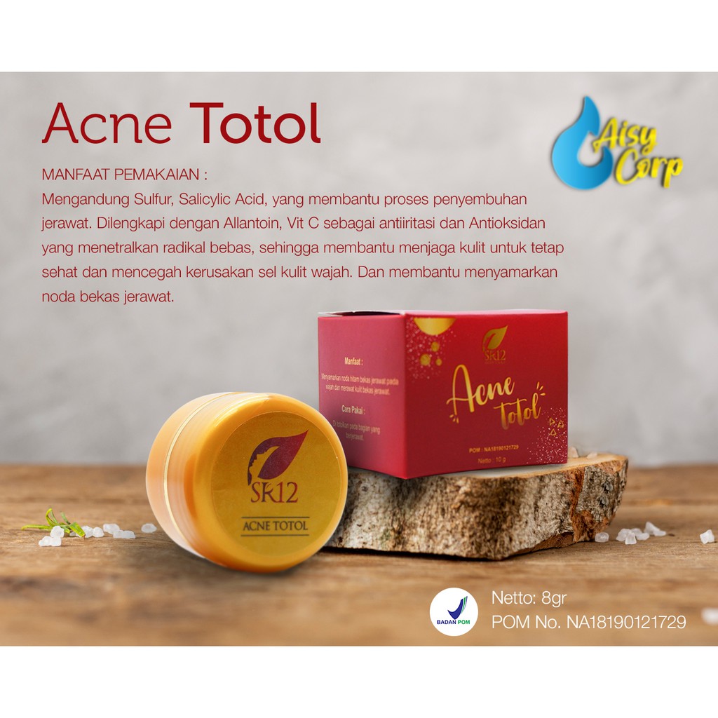 AMPUH UNTUK JERAWAT HORMONAL ACNE TOTOL SR12 / OBAT JERAWAT Shopee