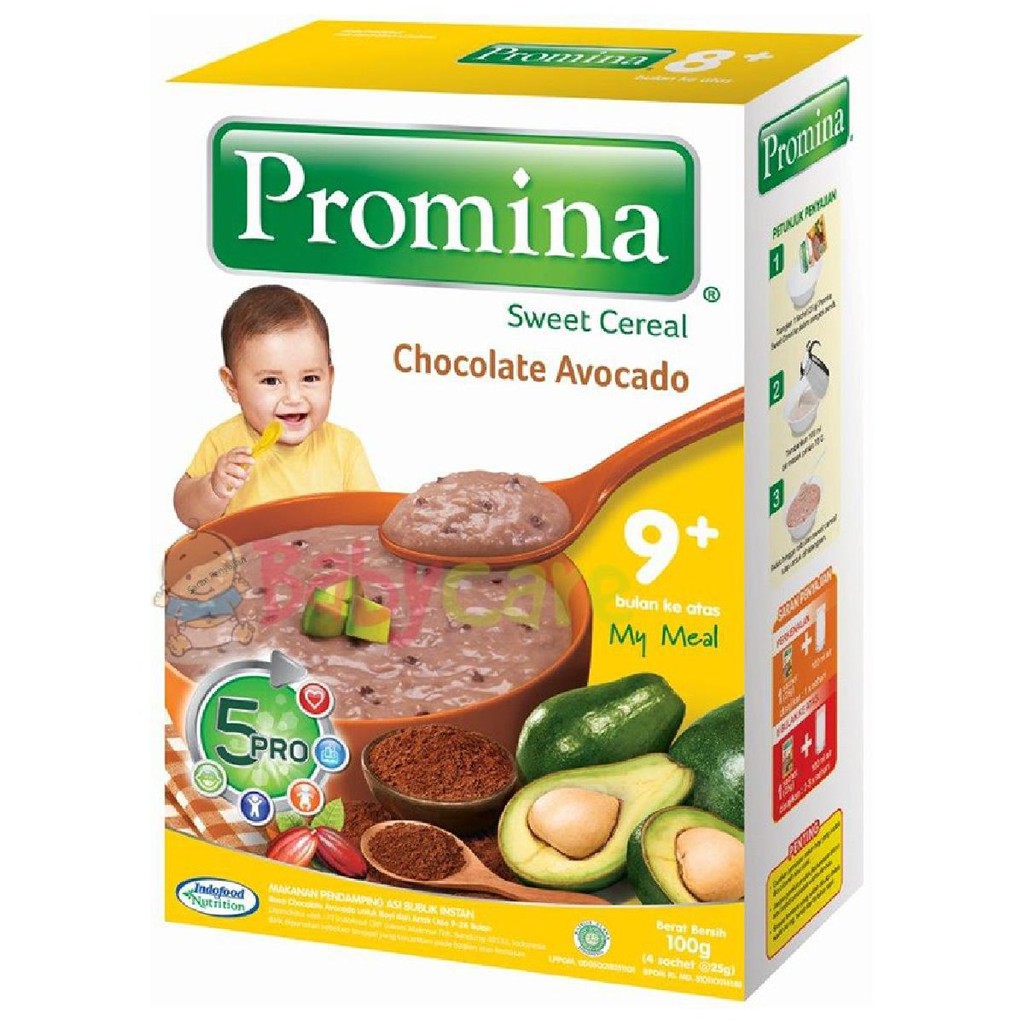 Jual Promina Sweet Cereal 9+ Coklat Avocado ( Free Packing Dus ) | Shopee Indonesia