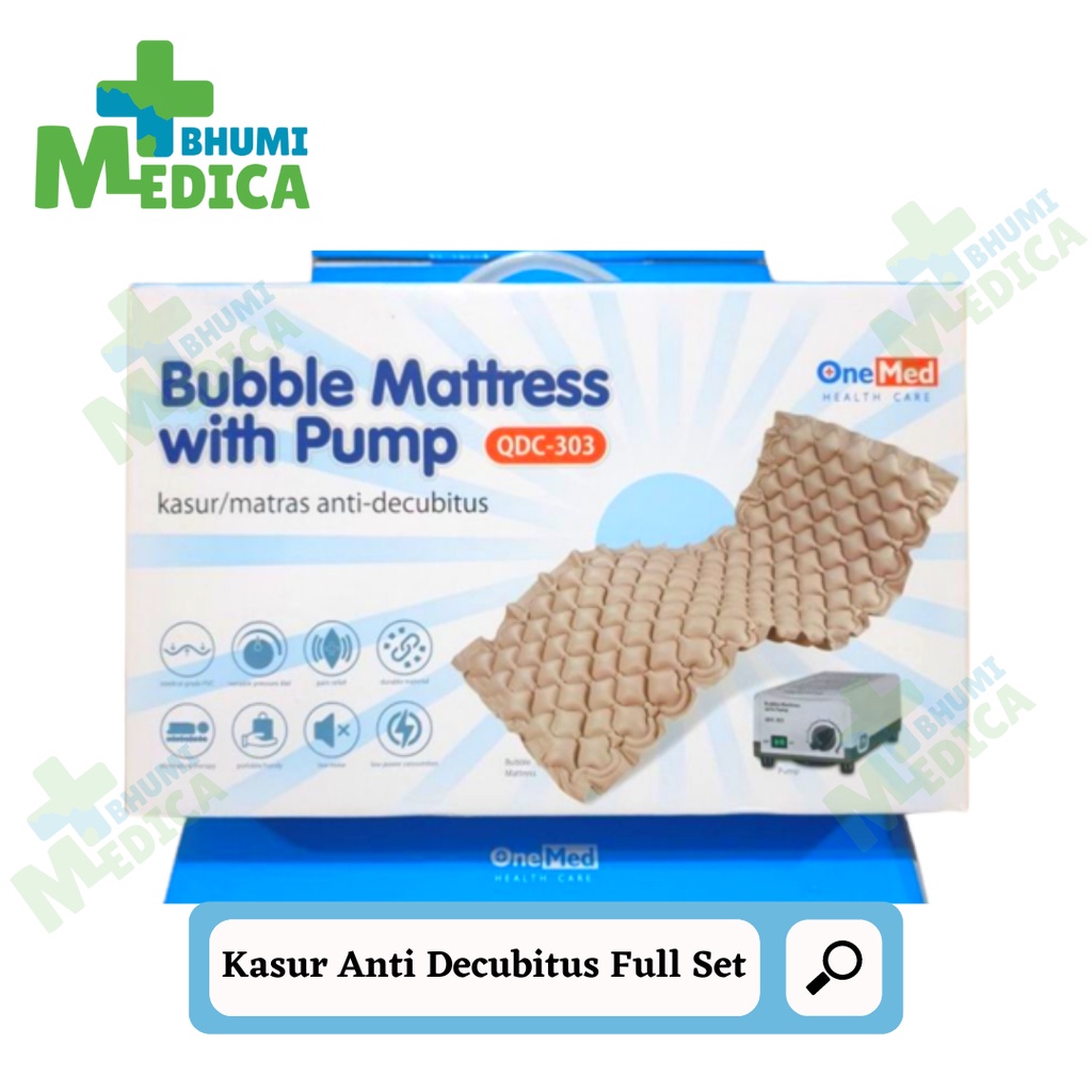 Jual Bubble Mattress Full Set with Pump QDC303 Kasur Anti Decubitus